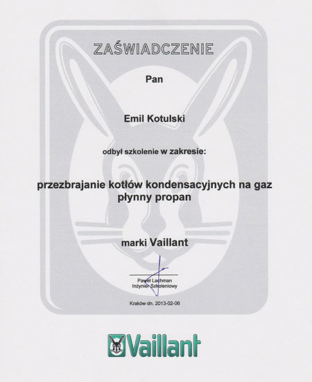 Certyfikat Super Hydraulik Wrocław